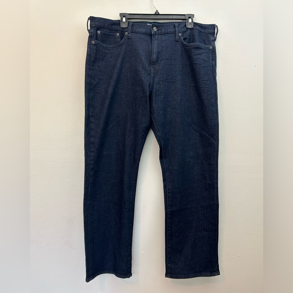 Banana Republic Factory Traveler Jean Size 38x30 (38x29) Dark Wash Slim fit‎